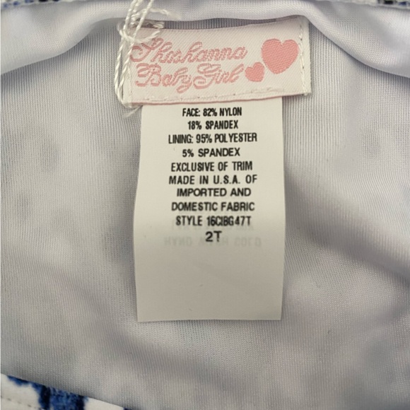 Shoshanna Girls Long Sleeve Rash Guard Bikini Set NWT - Picture 6 of 6